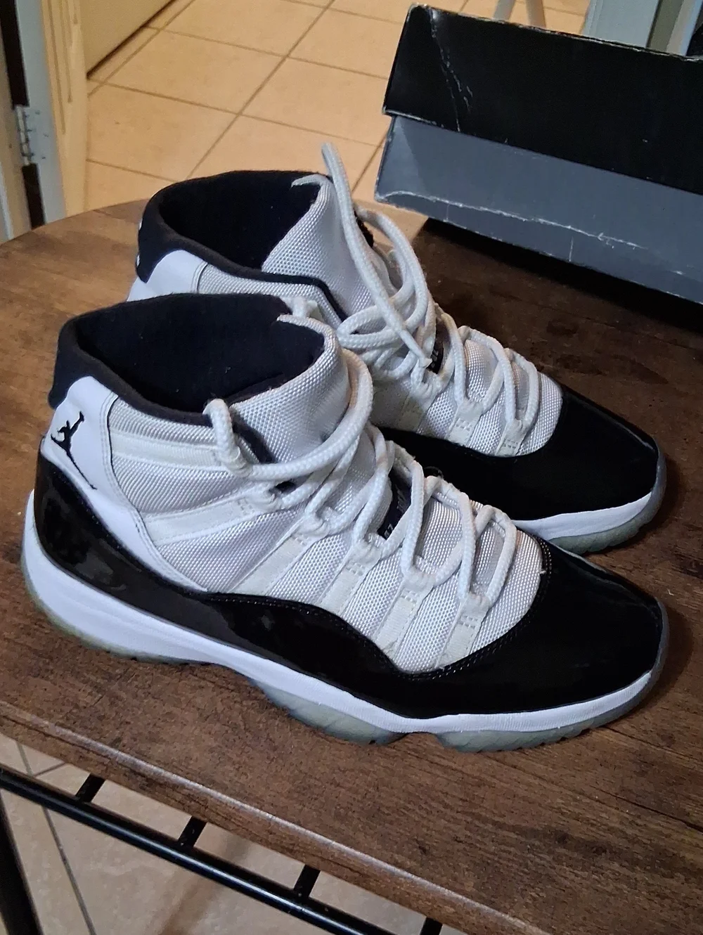 Jordan Men’s Black/White High-Top Sneakers